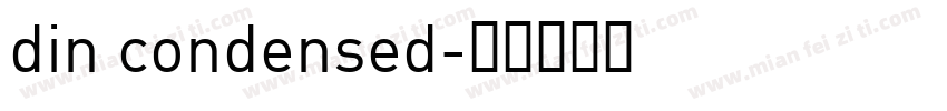 din condensed字体转换